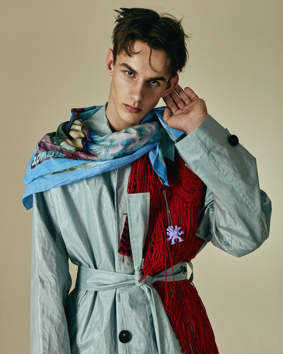 Плащ и шарф — Acne Studios