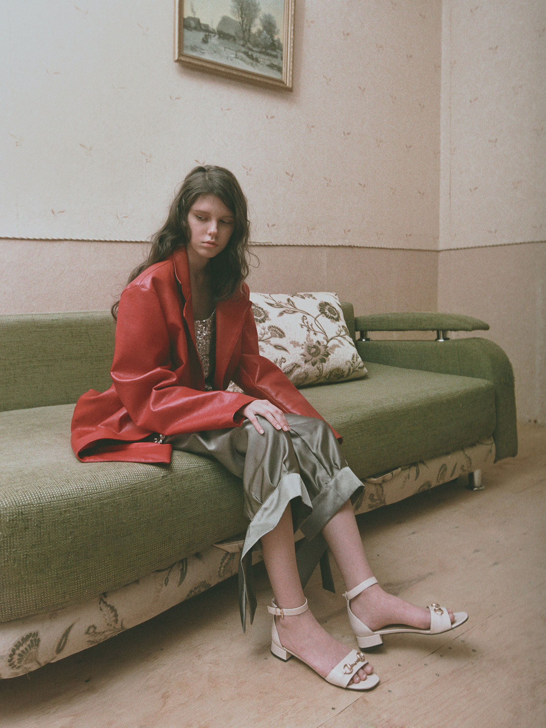 Jacket Lada Ivanets, dress No name, pants Konkolovich.L, shoes Ekonika