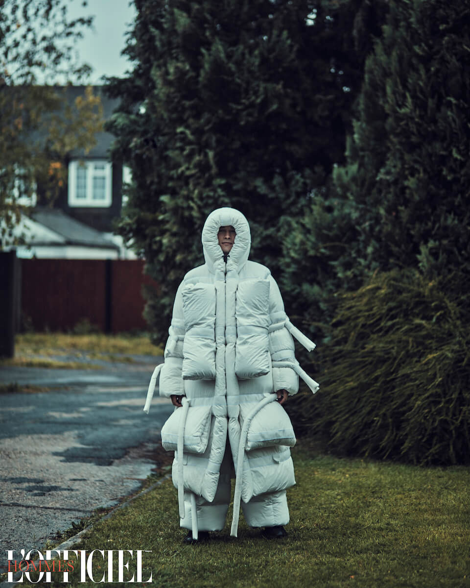 Пуховик, брюки и ботинки – Moncler x Craig Green 