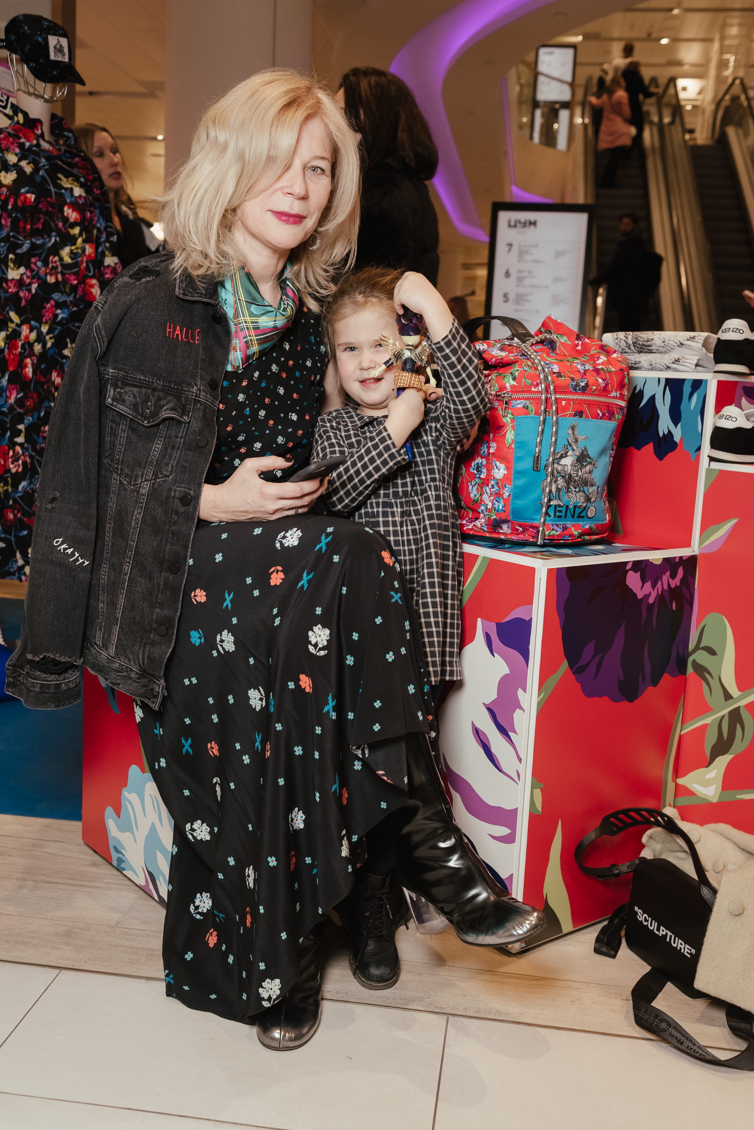 Лилия Пустовит с дочерью 