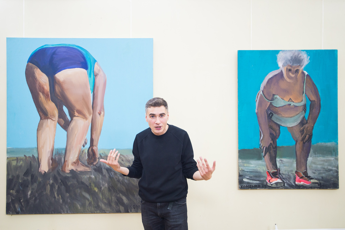 Никита Кадан на открытии Кмытовского музея советского искусства