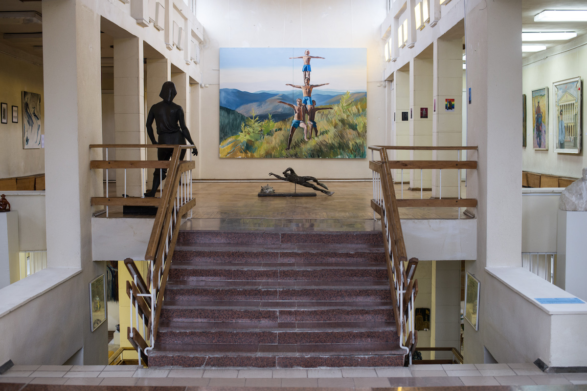 Кмытовский музей советского искусства, вид экспозиции