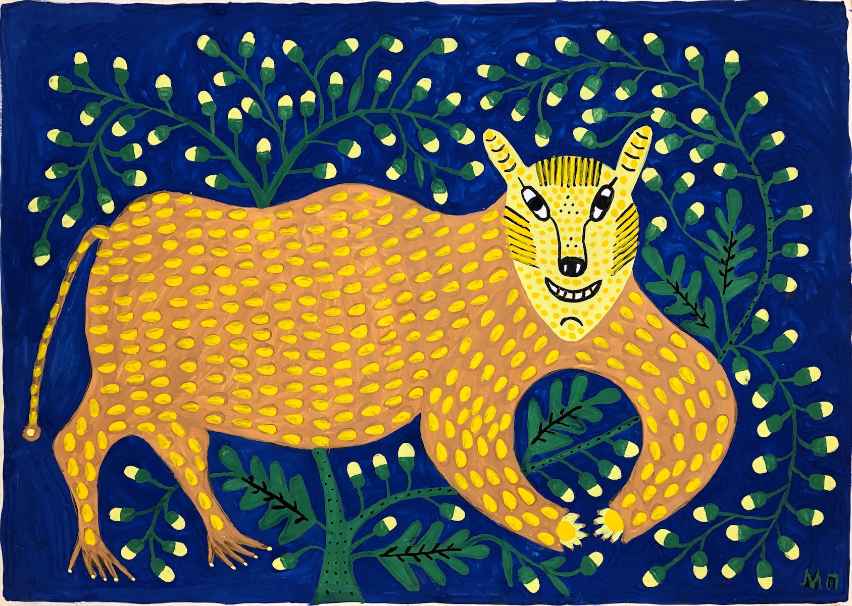 Примаченко Мария. «Молодой Левик сломал дуба и радуется». 1989 