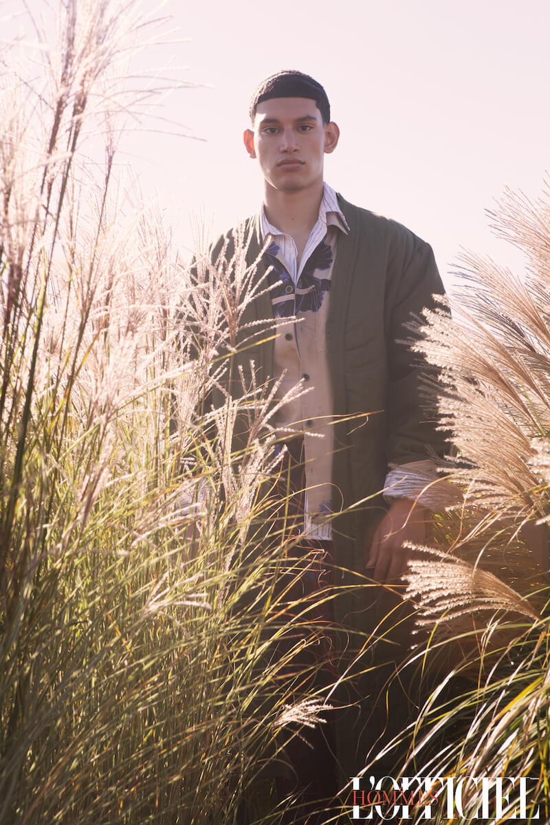 Рубашка и брюки – 3.1 Phillip Lim, пальто AMBUSH, обувь Z Zegna