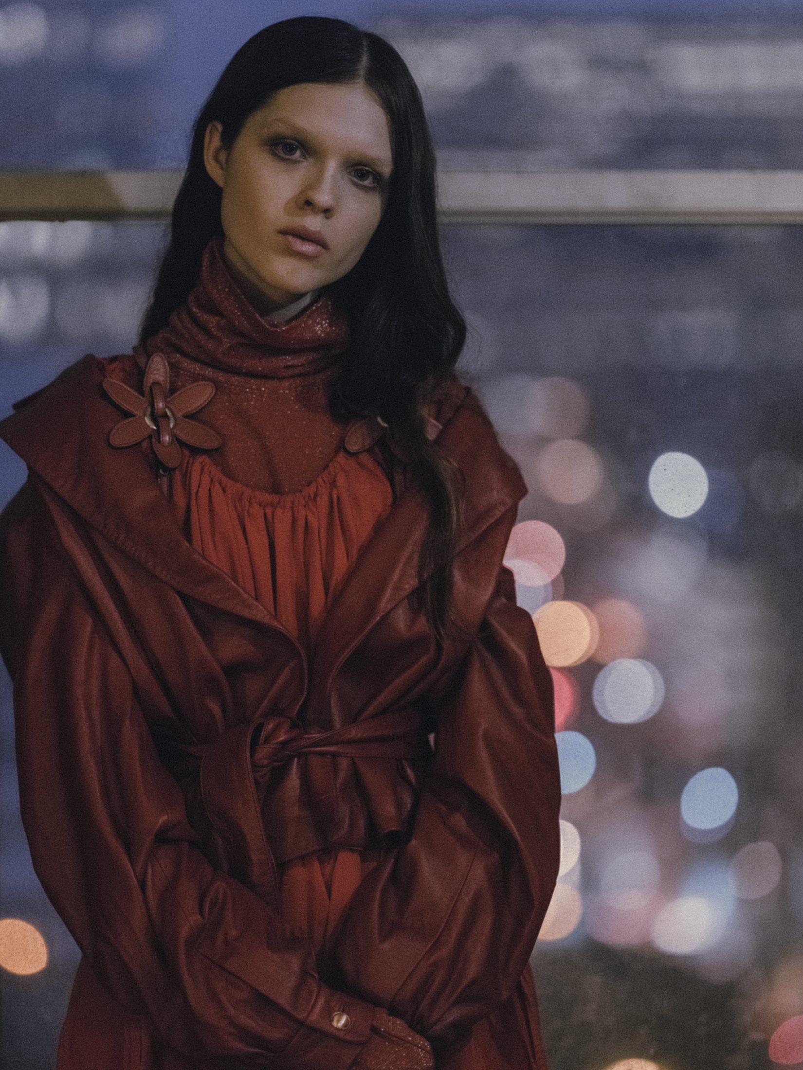 Куртка и гольф Studio Nebo, платье Kenzo, портупея Zana Bayne