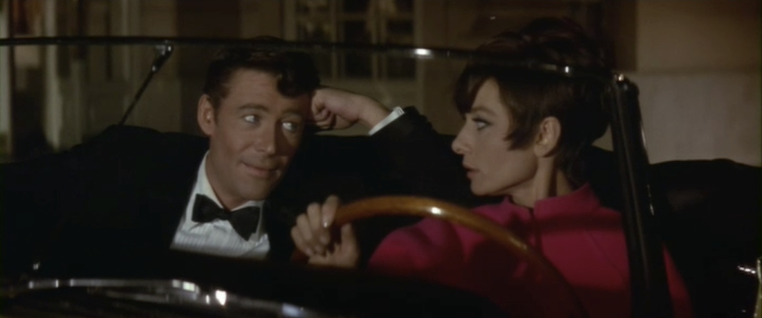 Питер О’Тул и Одри Хепбёрн в фильме «Как украсть миллион» 