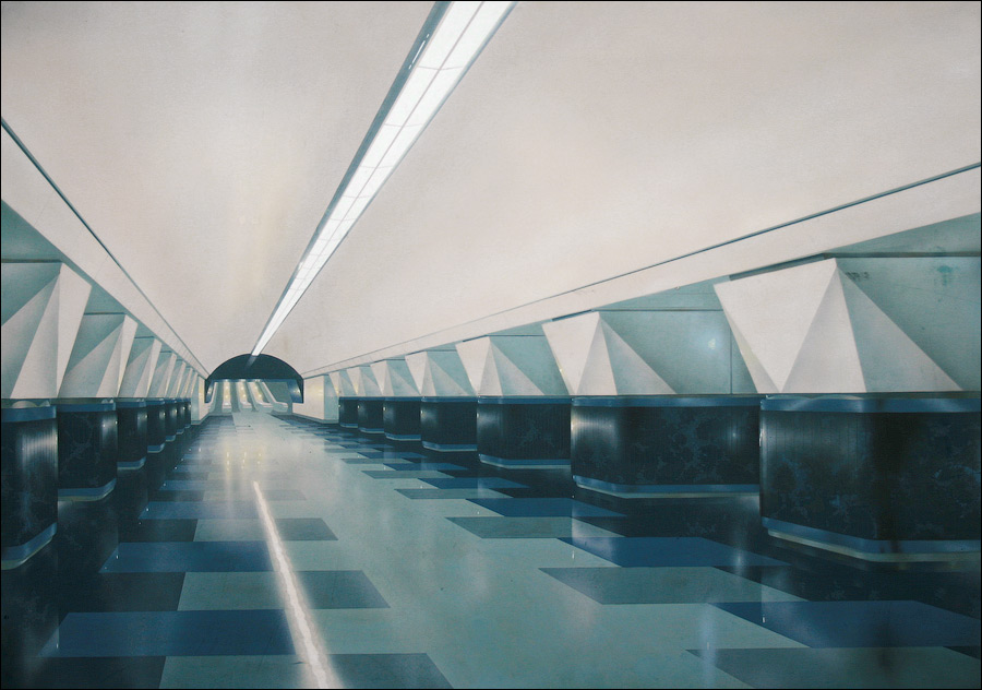 Эскиз станции метро «Лукьяновская»