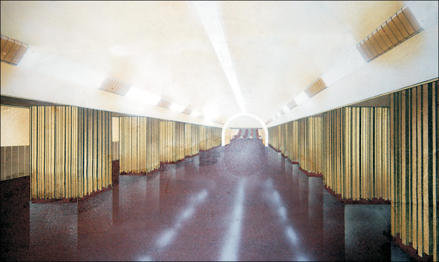 Эскиз станции метро «Дворец спорта»