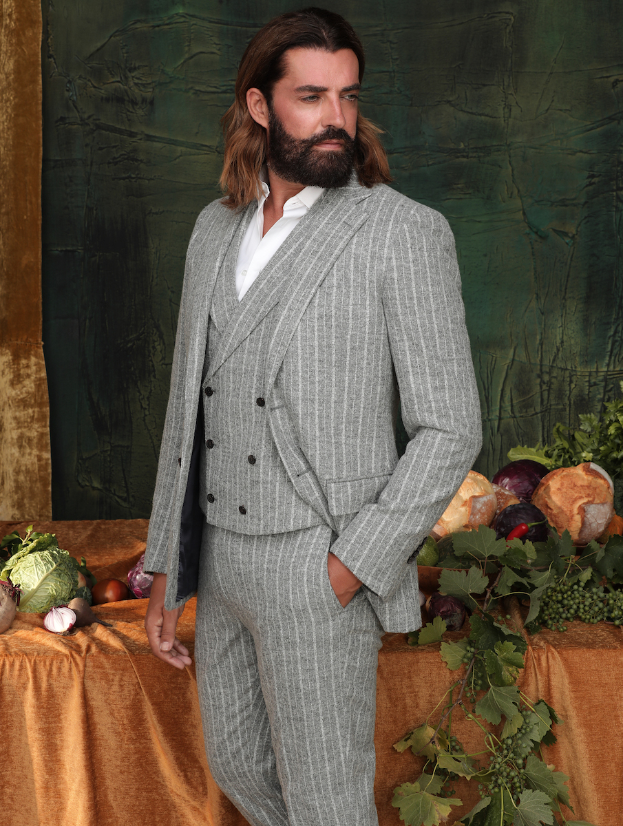 Рубашка, CALIBAN. Жилет, пиджак, брюки, SUITSUPPLY