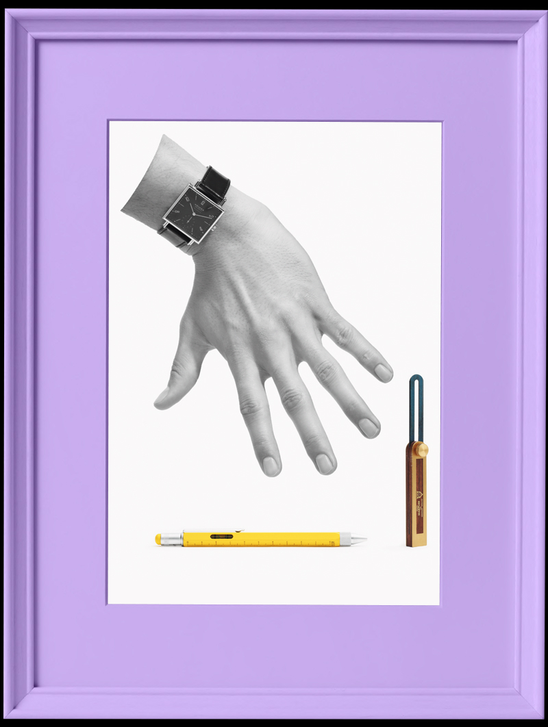 Рейсмус из набора инструментов Trial, Joseph Marples и ручка Airpress, Tombow  