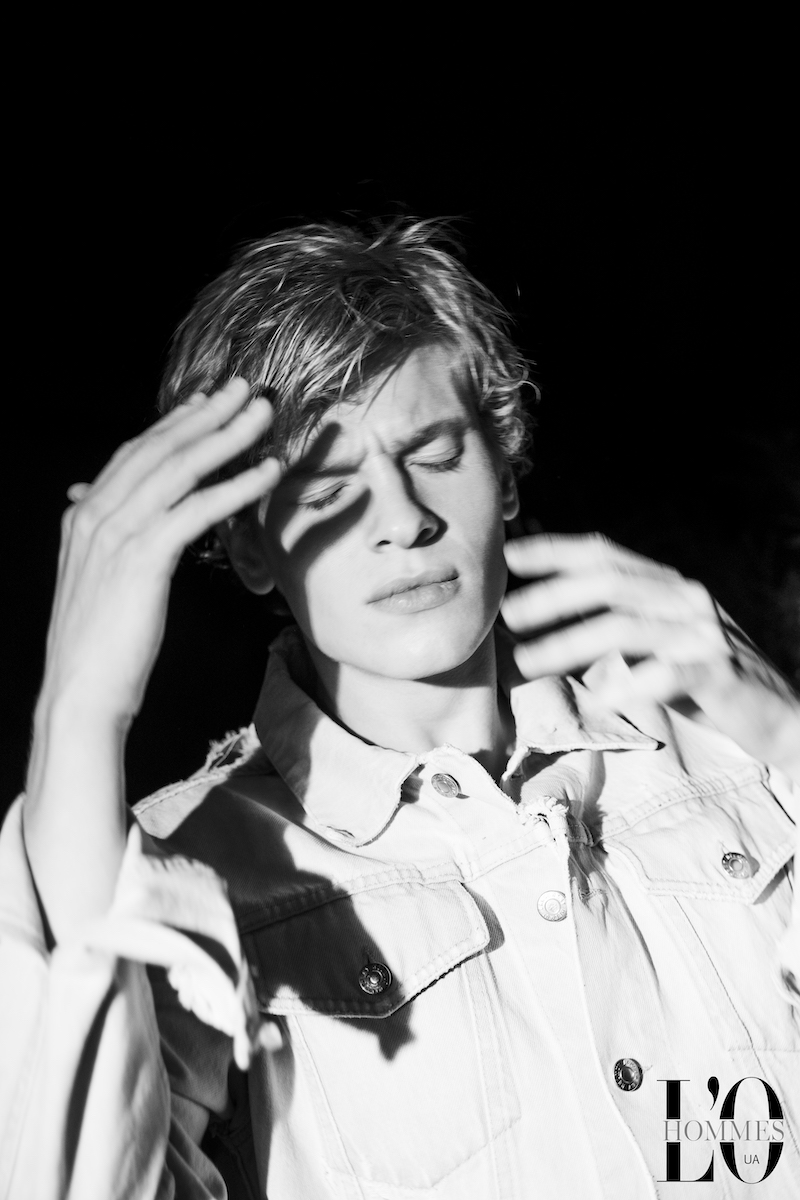 Джинсовая рубашка Helmut Lang