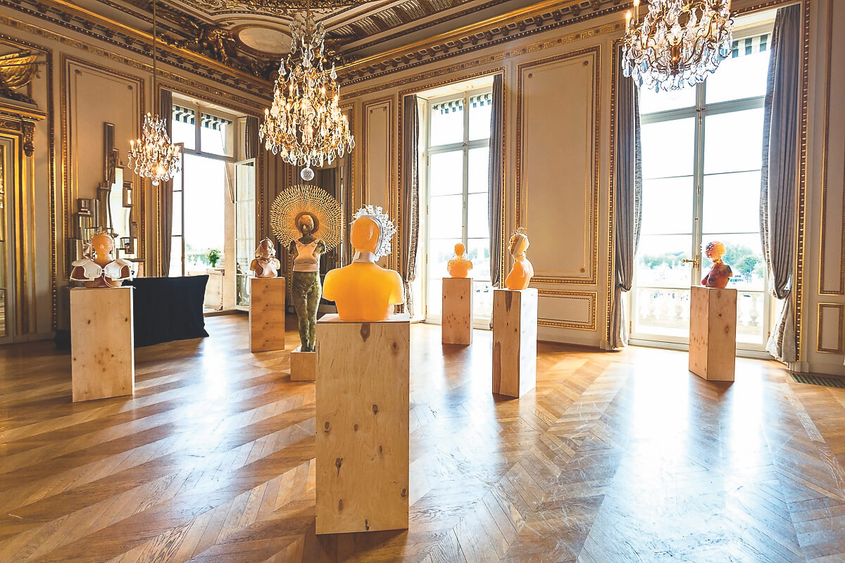 Презентация в сотрудничестве с художницей Марией Куликовской в рамках Недели высокой моды в Париже 