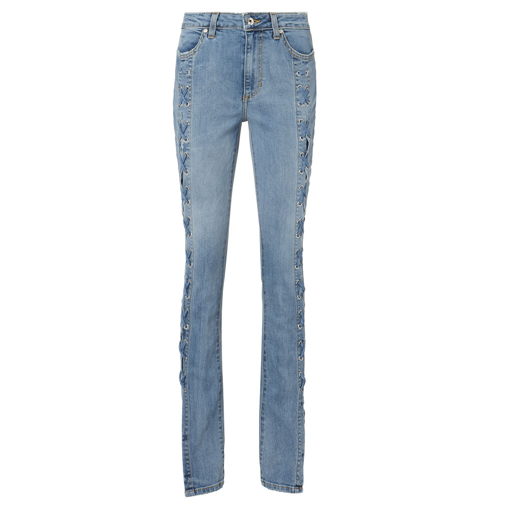 Джинсы со шнуровкой Jonathan Simkhai