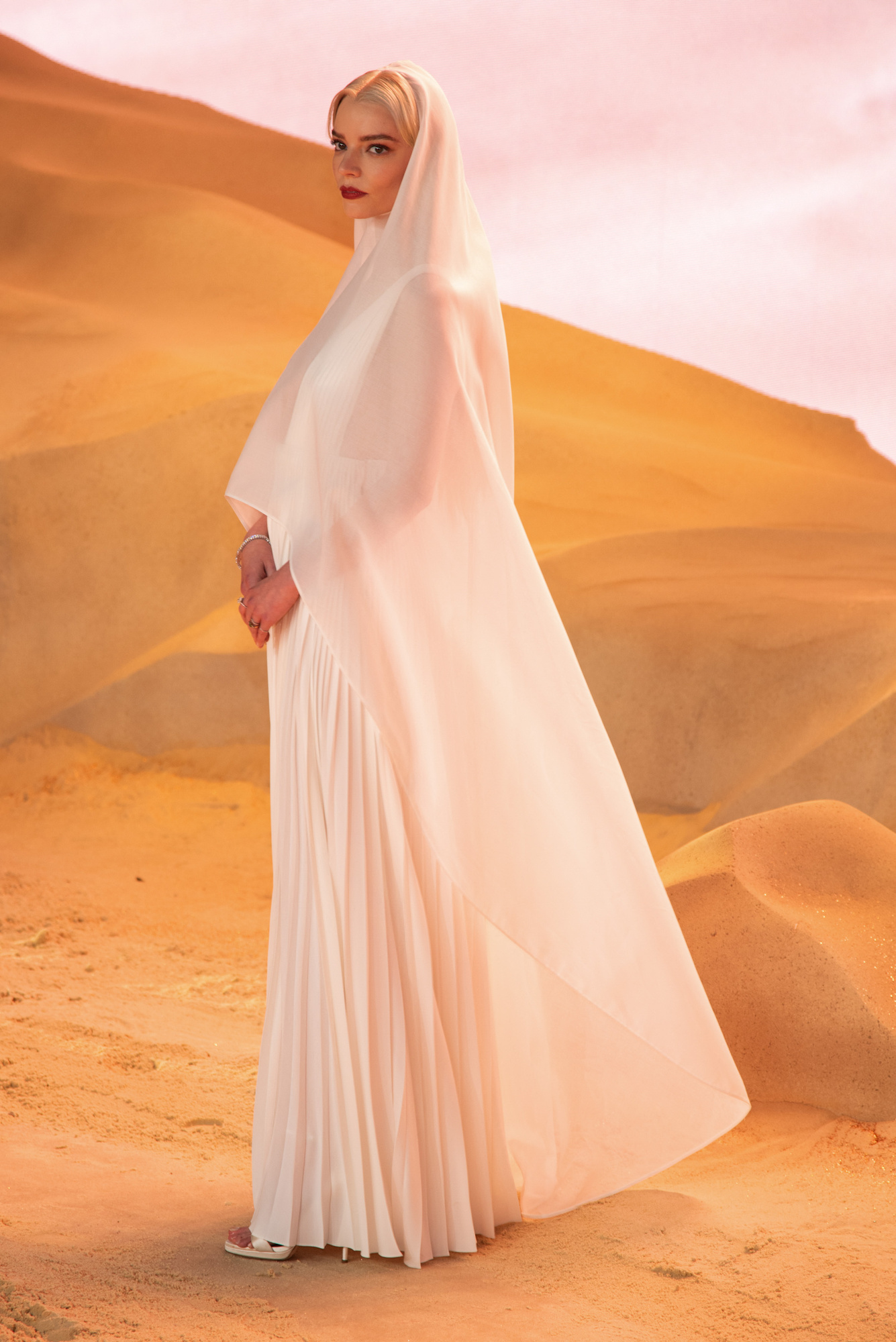 Аня Тейлор-Джой в кутюрному Dior на світовій прем’єрі «Дюни: частина два», Лондон, 15 лютого