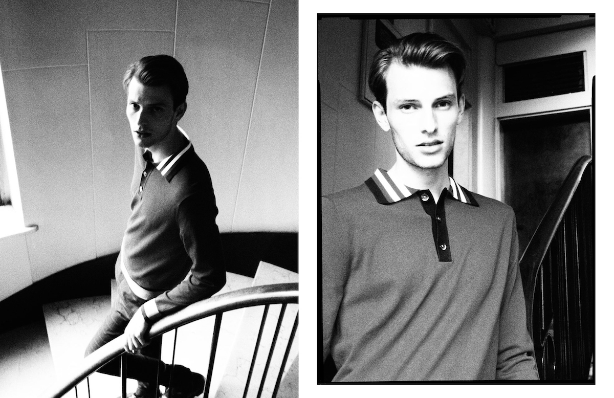 Рубашка поло TOMMY HILFIGER,  брюки BOSS.