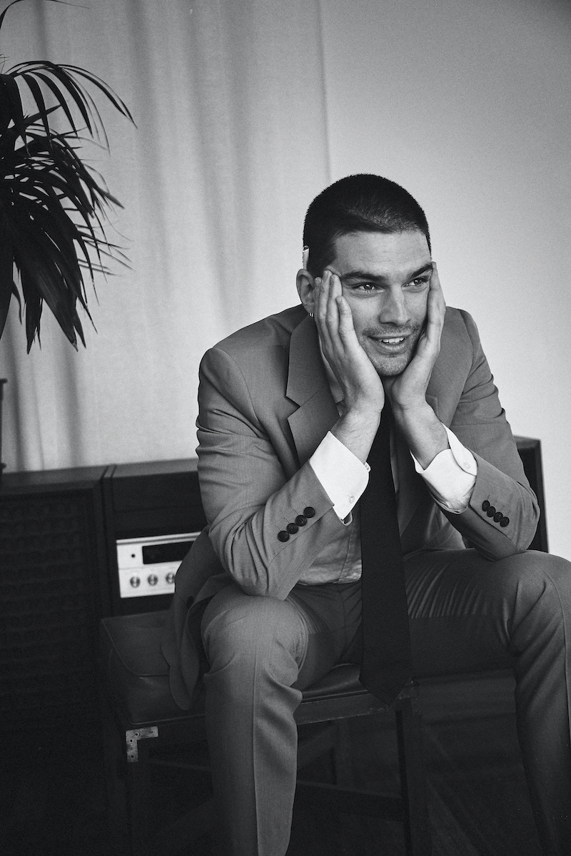 Галстук Lanvin, сорочка Ermenegildo Zegna, костюм Boss