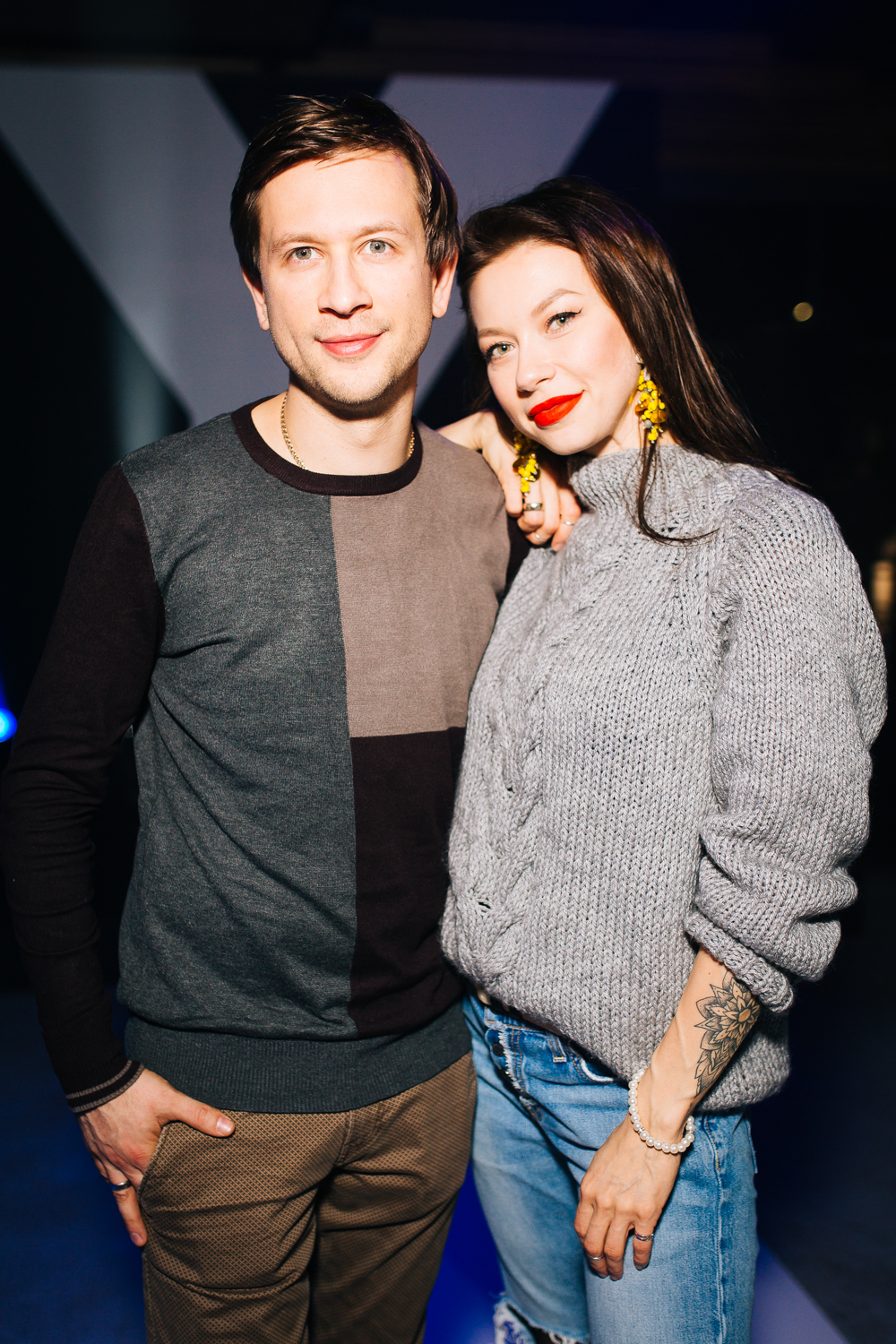 Дмитрий Ступка и Полина Логунова