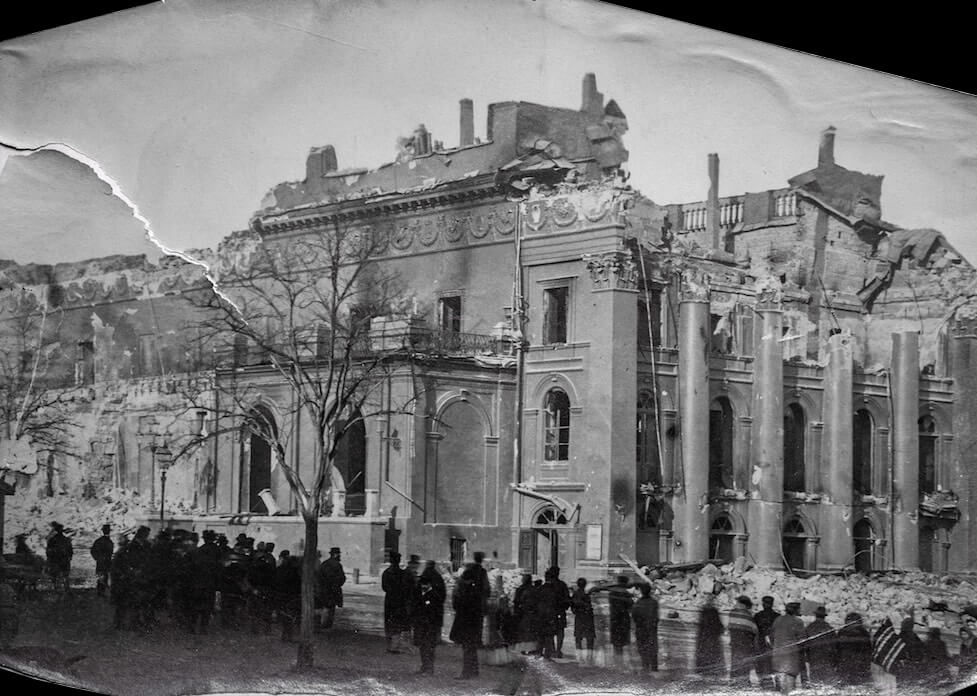 Театр после пожара 