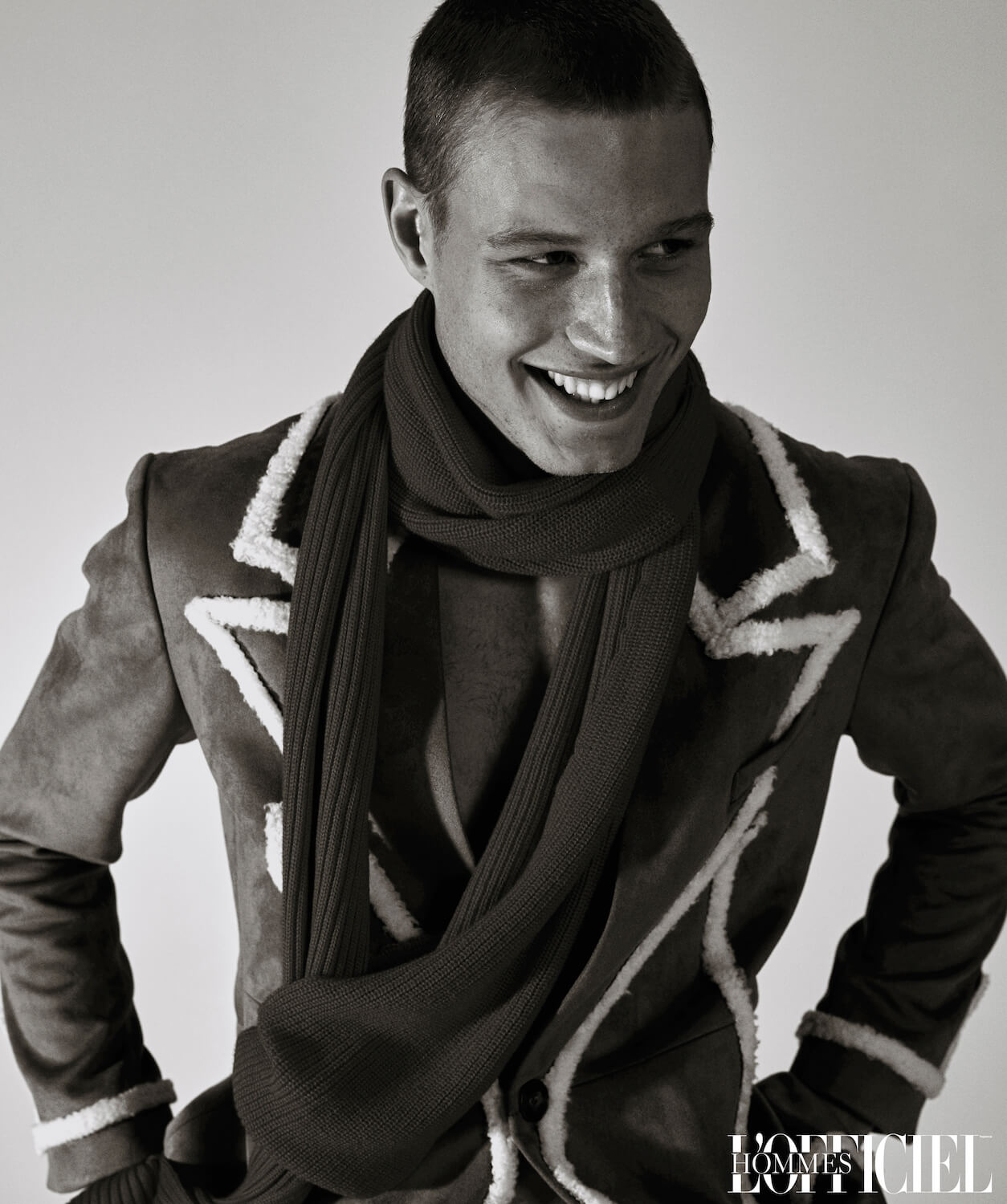 Дубленка и шарф – FROLOVMAN