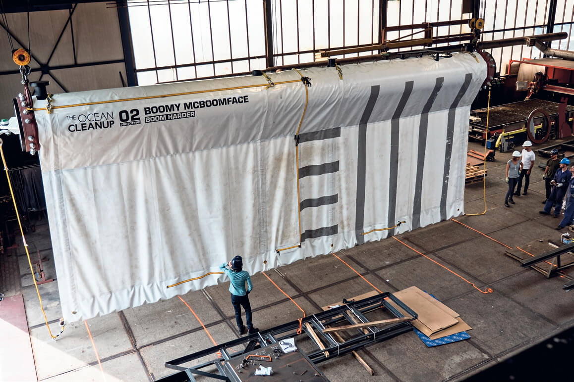 Барьер North Sea, собранный и готовый к установке, август 2017 года 