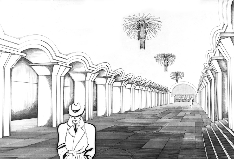 Эскизы станции «Площадь Независимости» (Нереализованные)