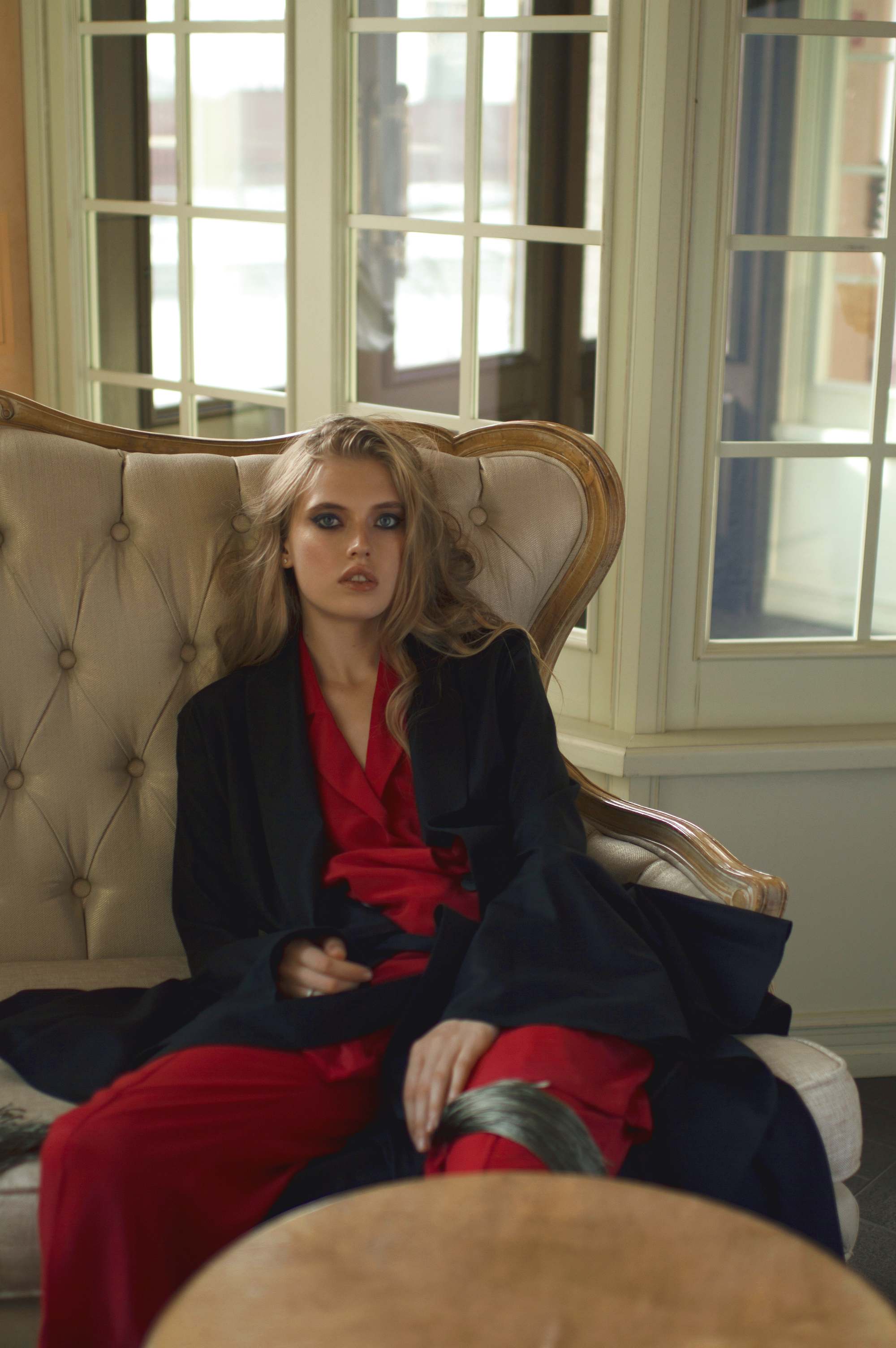 Жакет, брюки — Katerina KVIT, кимоно — Ovâssave