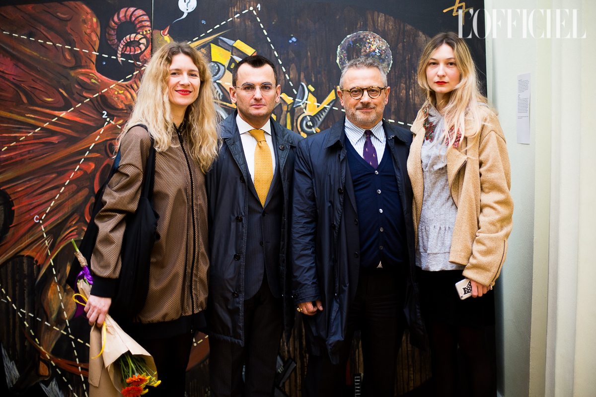 Маща Хрущак, Николай Кладиев, Владимир Куренной и  Леля Гольдштейн 