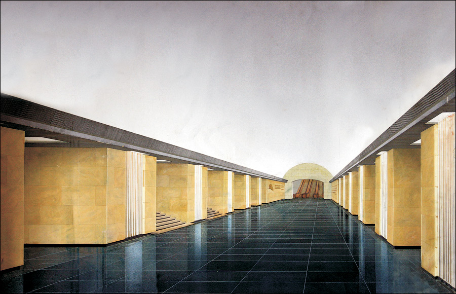 Эскизы станции «Площадь Льва Толстого»