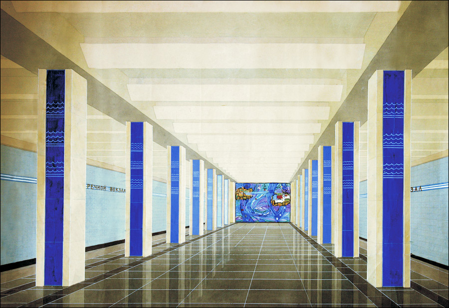 Эскизы станции «Почтовая площадь»