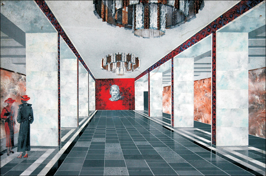 Эскизы станции «Тараса Шевченко»