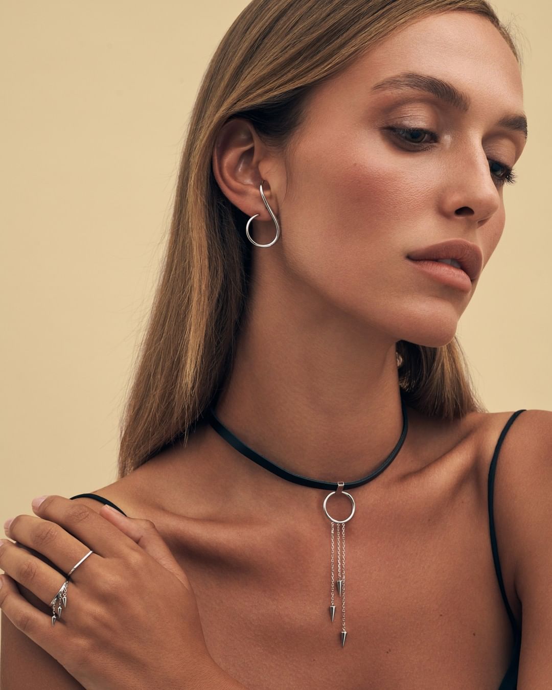 Кольє SOVA x The HARDKISS, сережки Мегаполіс