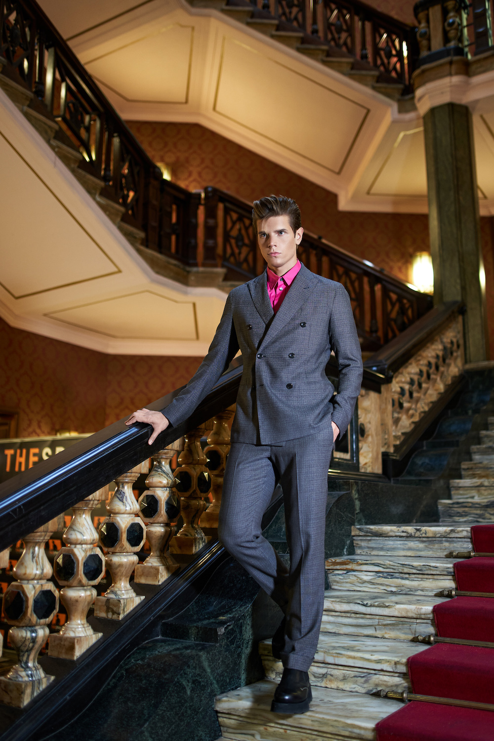 Сорочка, костюм и обувь — Armani 