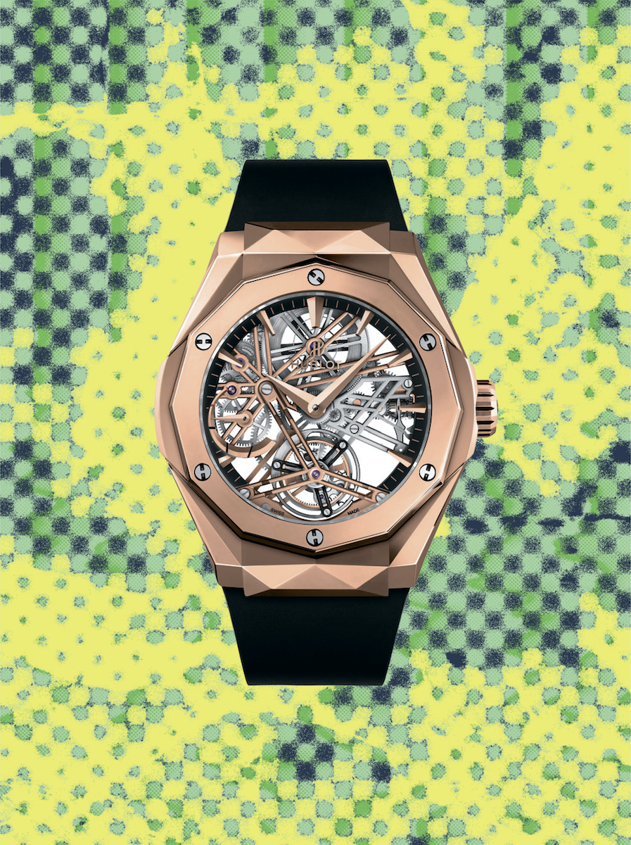   Classic Fusion Tourbillon Power Reserve 5 Days Orlinski King Gold, Hublot