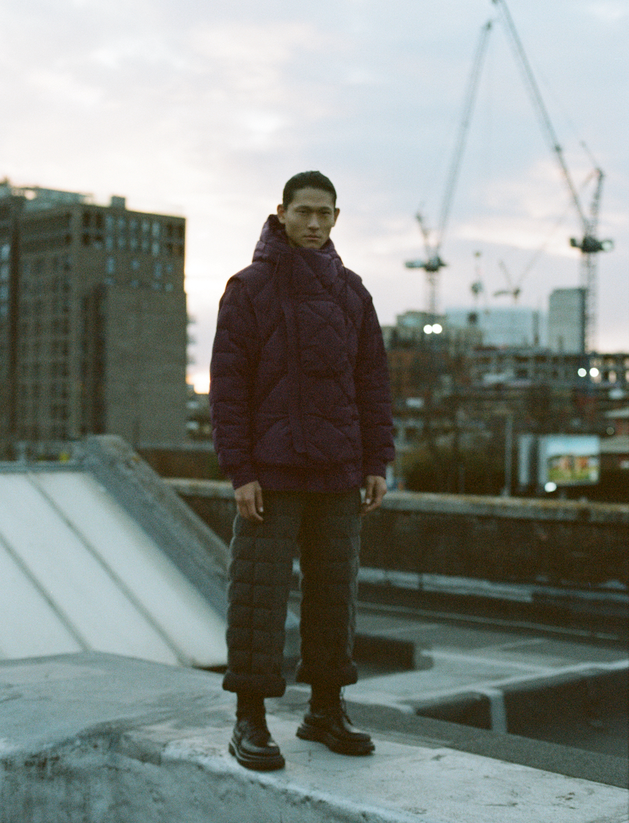 Куртка, жилетка, штани — IENKI IENKI, черевики Giorgio Armani