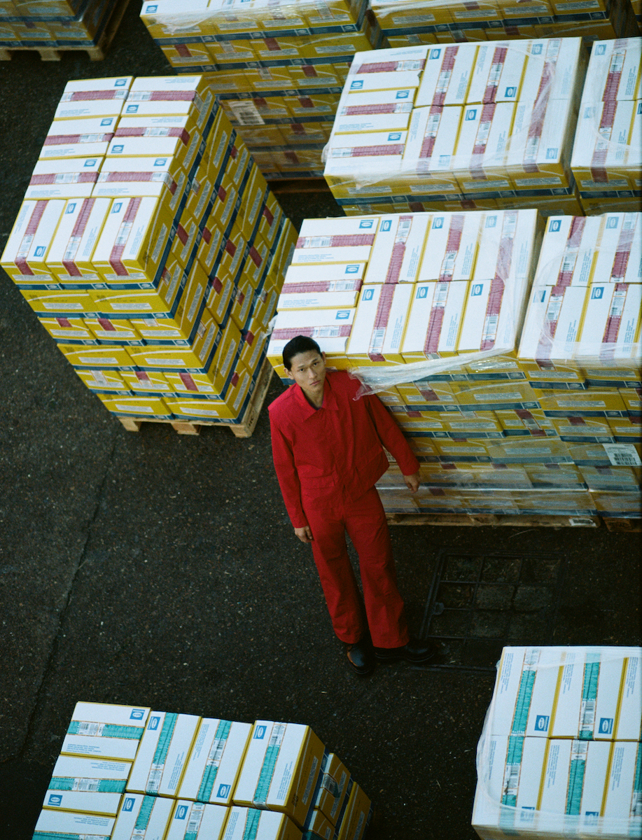 Сорочка, штани — Bianca Saunders, черевики Giorgio Armani