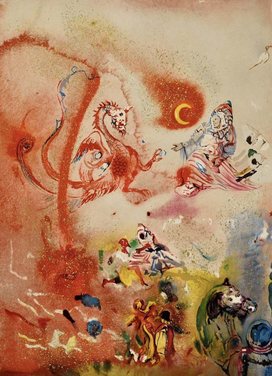 Сальвадор Дали, Восточная фантазия, 1974 Из коллекции Вадима Мороховского