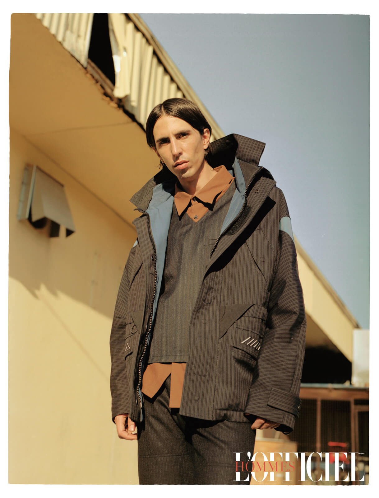 Пуховик, рубашка, жилет и брюки – Lanvin 