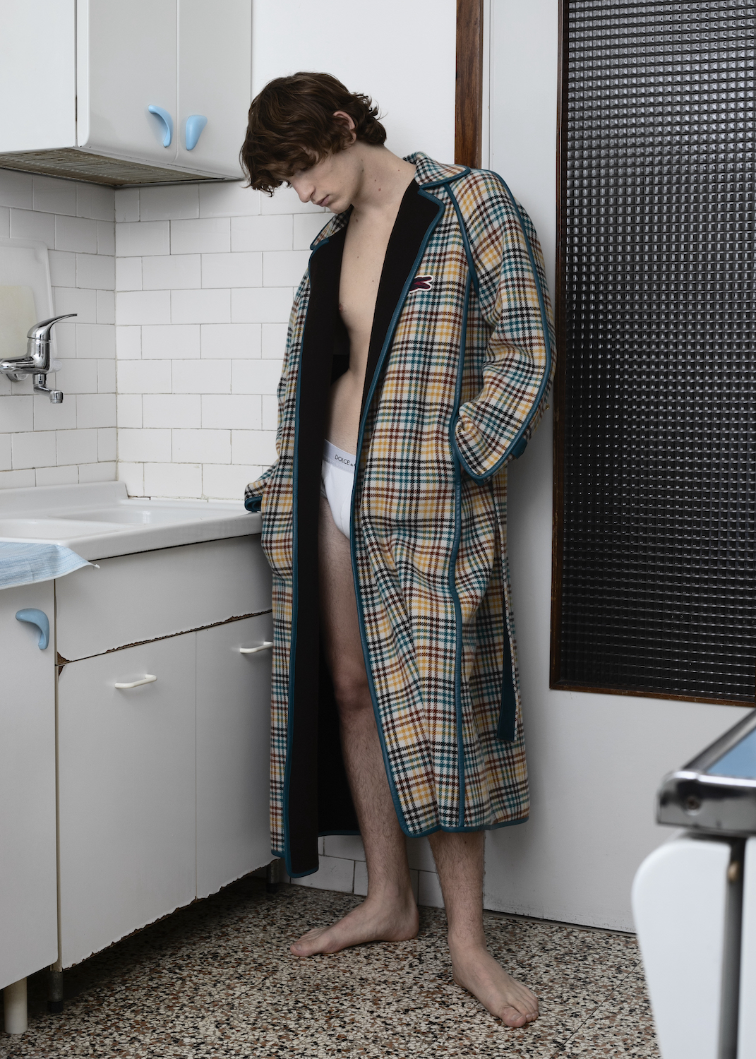 Трусы Dolce & Gabbana, халат Lacoste 