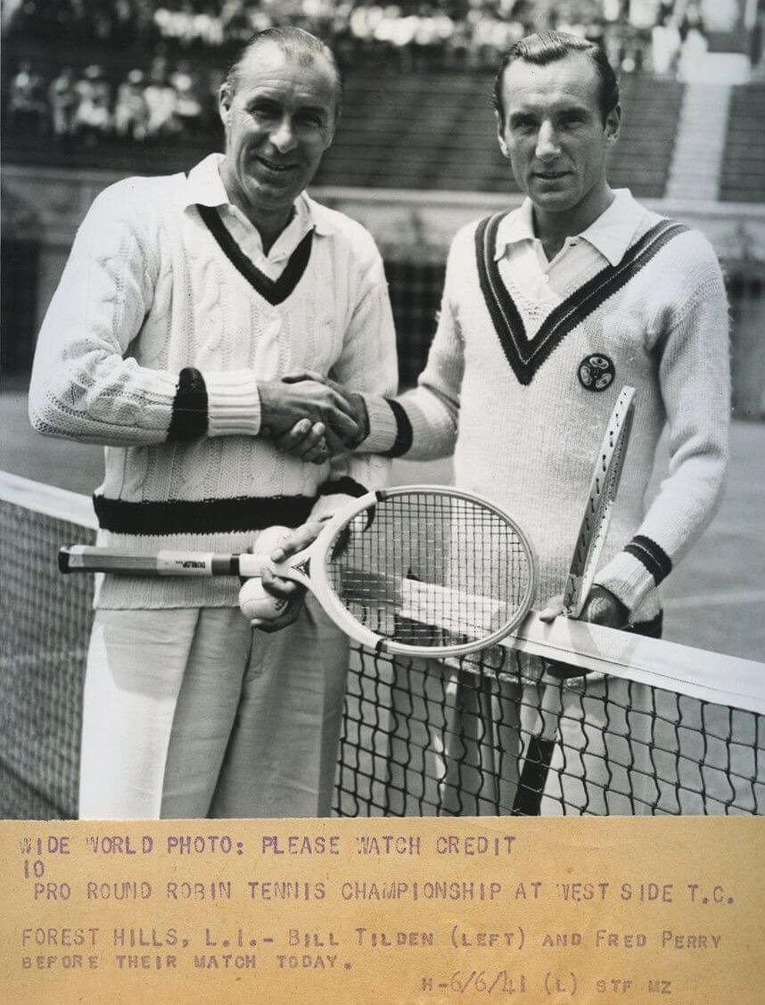 Билл Тилден и Фред Перри