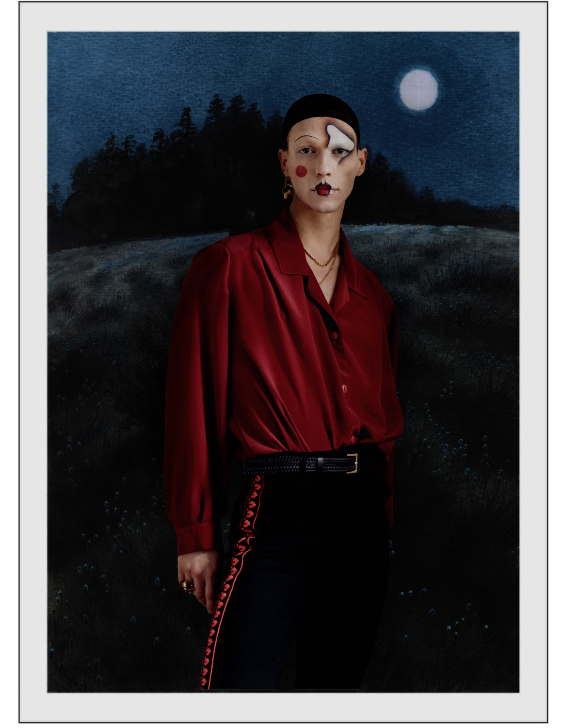 Рубашка и украшения — винтаж, брюки Mother, пояс Frame