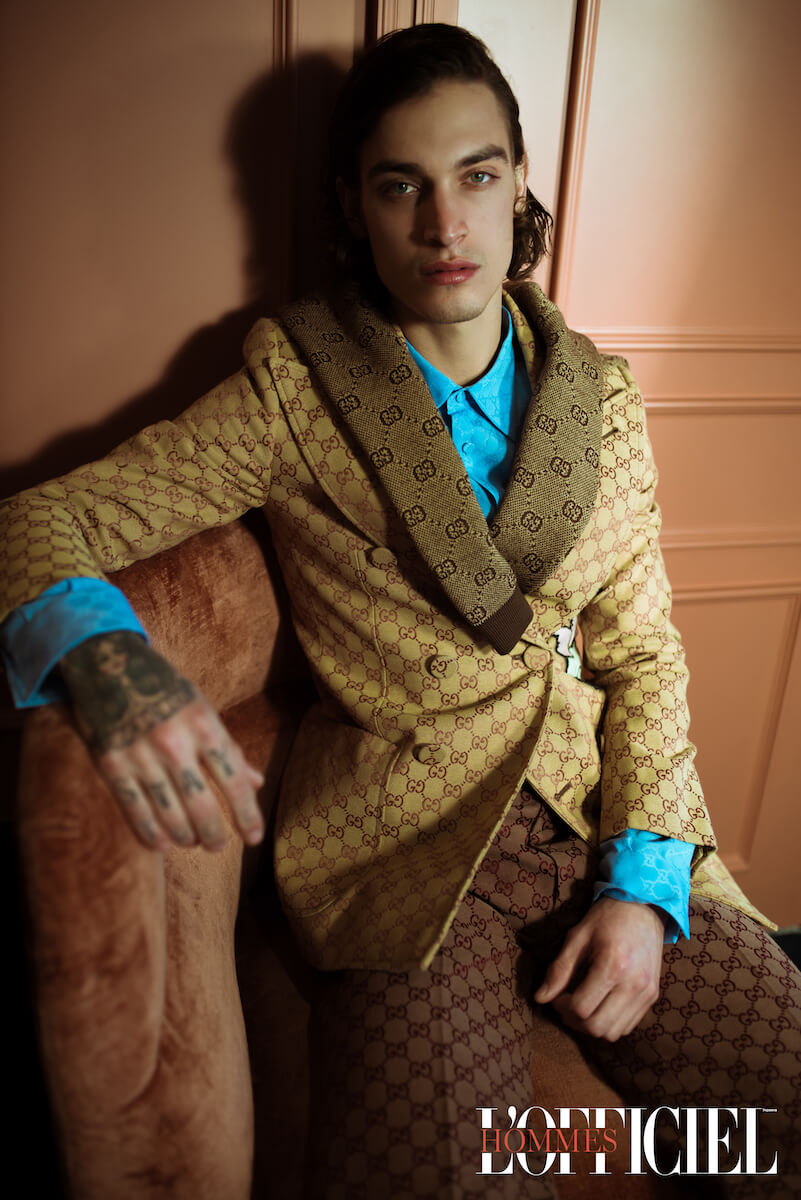 Пиджак, брюки, сорочка, свитшот – Gucci