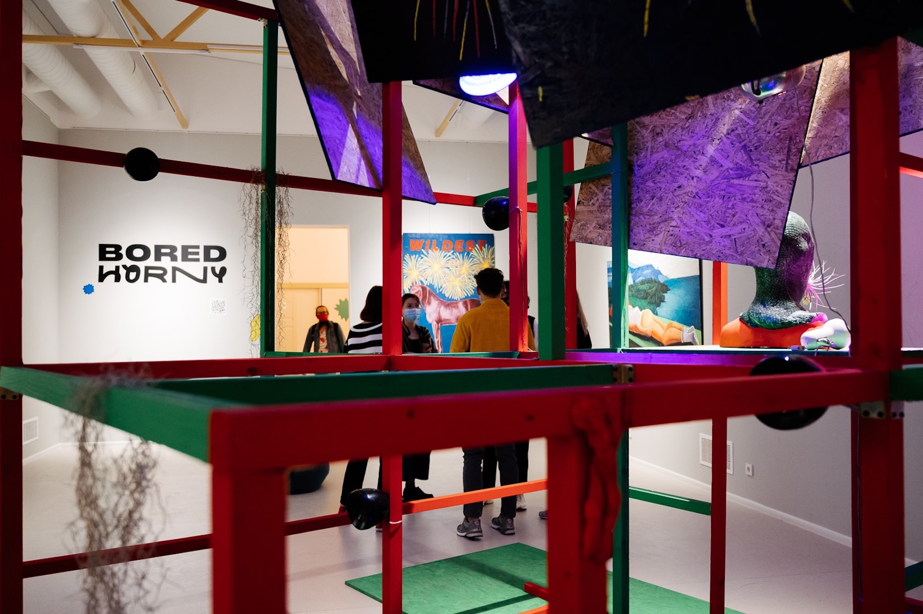 Экспозиция проекта Bored & Horny 