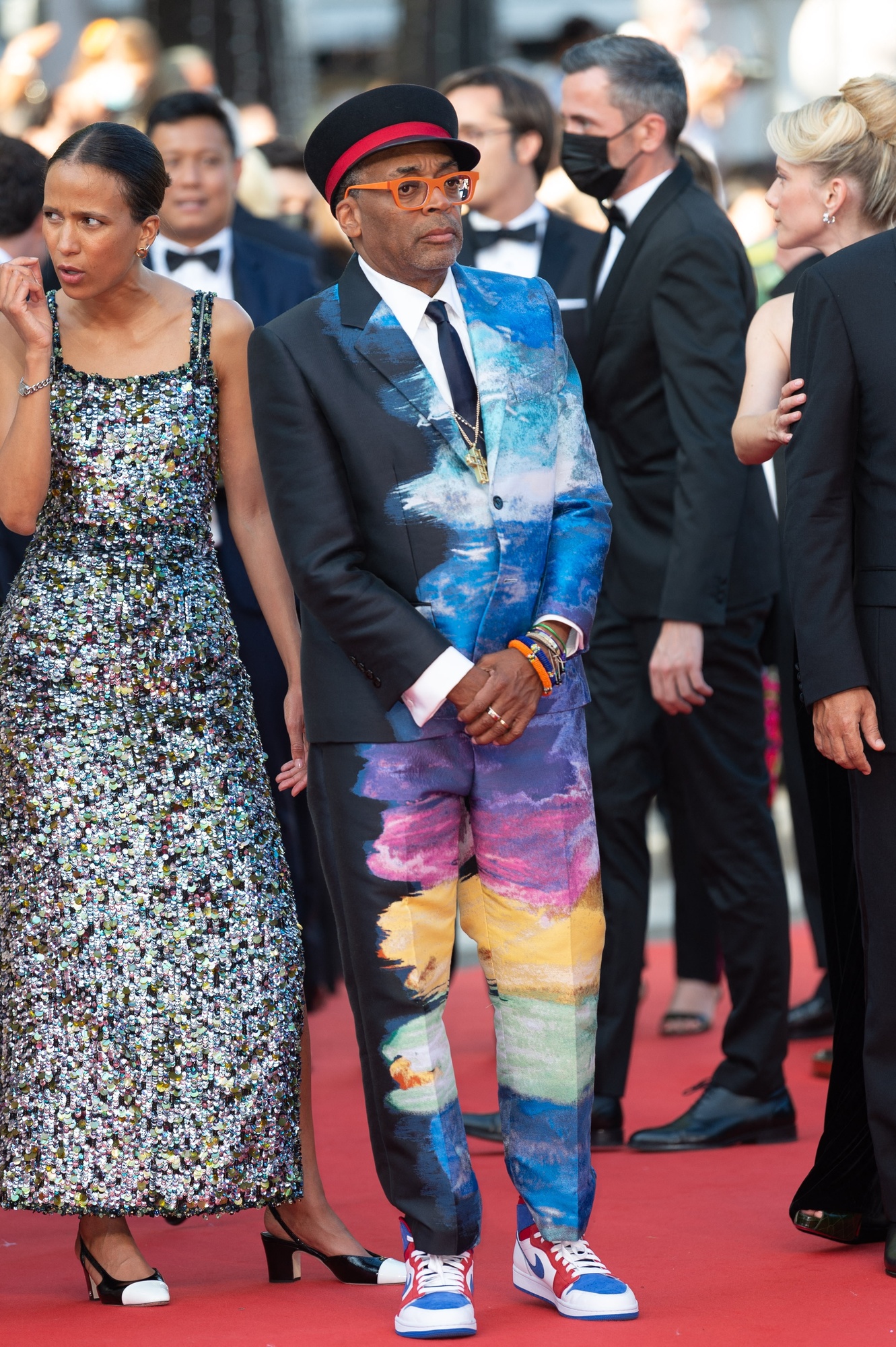 Мати Диоп в Chanel, Спайк Ли и Мелани Лоран в Armani