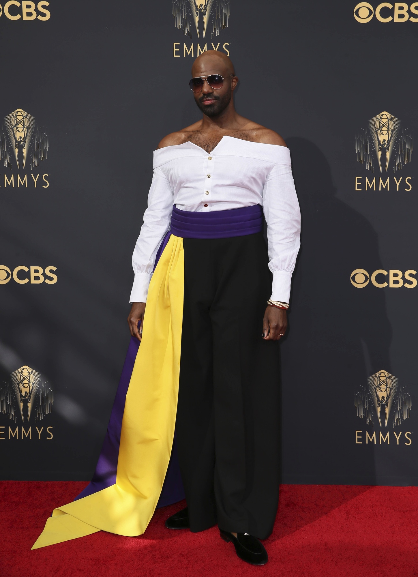 Карл Клемонс-Хопкинс в Christian Siriano