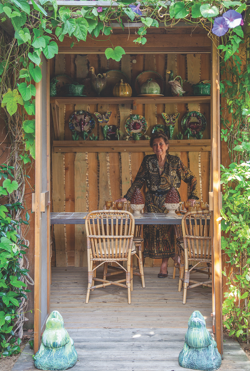 Франсуаза Дюма в своей столовой, фото Александры де Ксабе