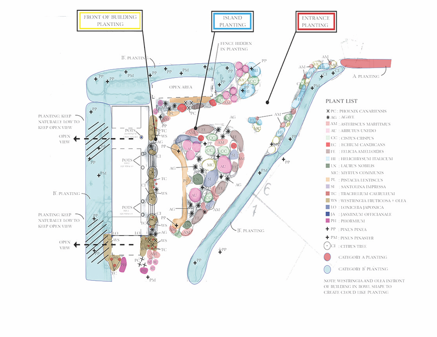 План-схема Atlantic Club, разработанный Мэдисоном Коксом