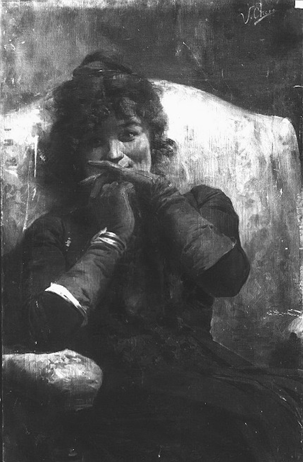 Утраченный портрет Варвары Ханенко, кисти Ульпиана Чеки 