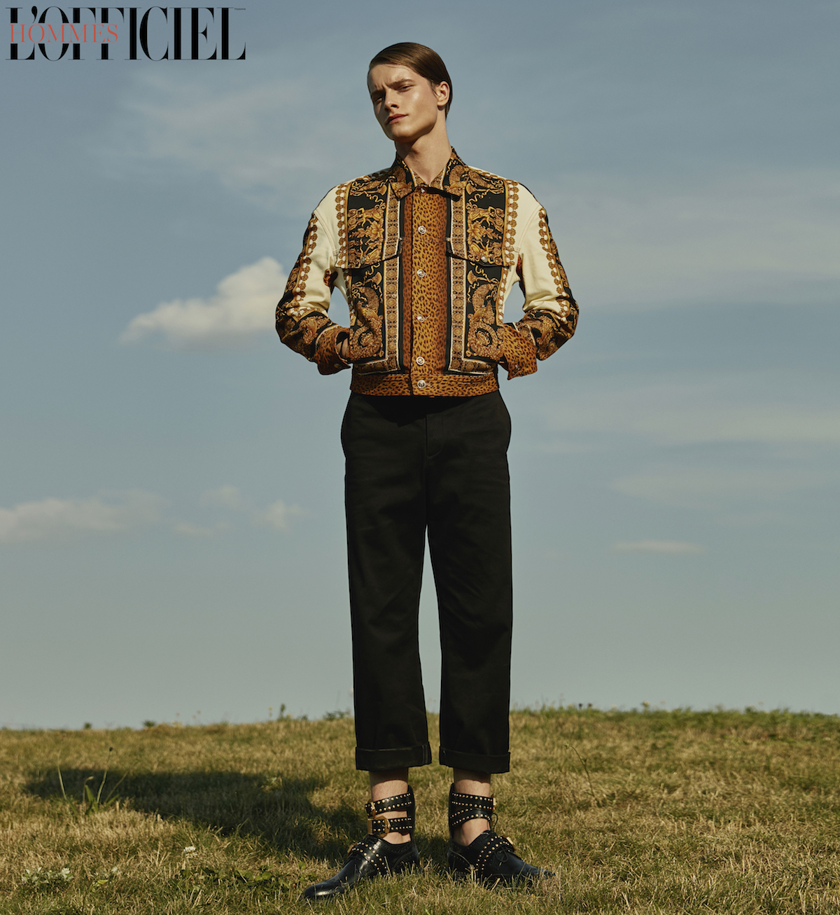 На Давиде: все, Versace