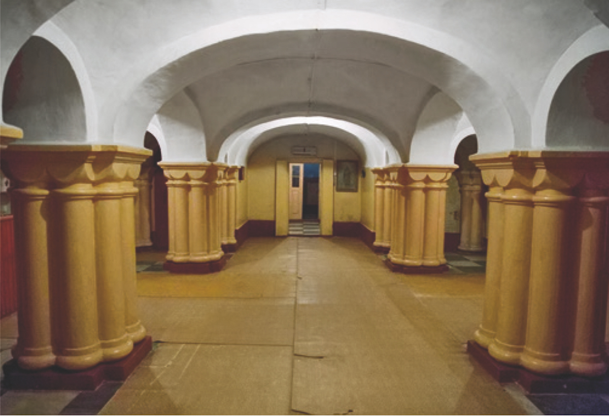 Нижний храм Трех-Анастасиевского собора, усыпальница семьи Терещенко