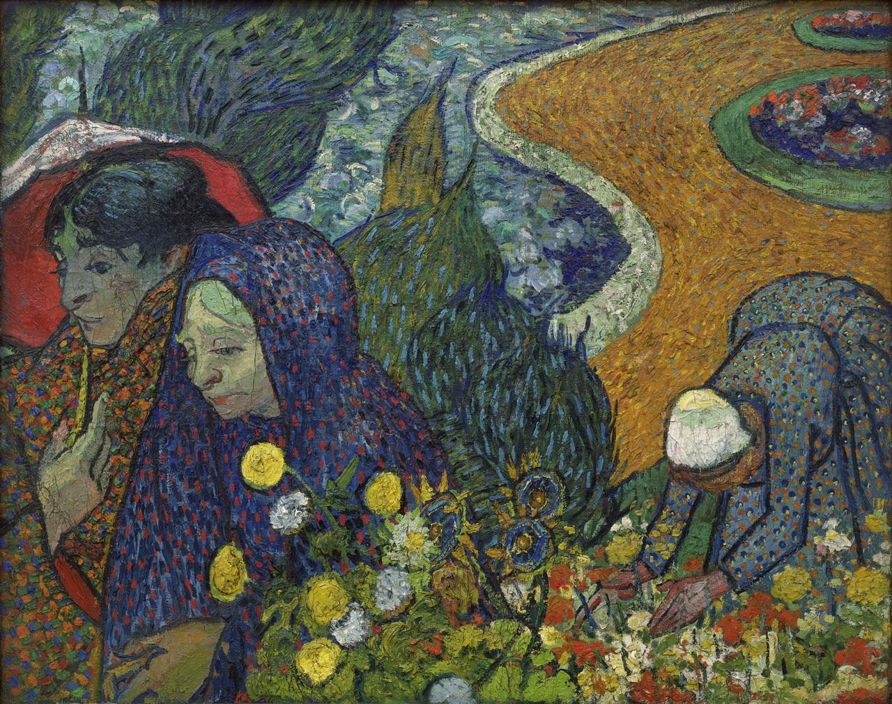ВИНСЕНТ ВАН ГОГ «ВОСПОМИНАНИЕ О САДЕ В ЭТТЕНЕ» («АРЛЬСКИЕ ДАМЫ»), 1888
